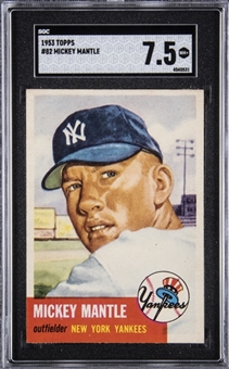 1953 Topps #82 Mickey Mantle – SGC NM+ 7.5
